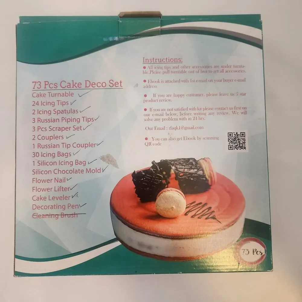 RFAQK Premium Cake decorating Kit 72 pieces